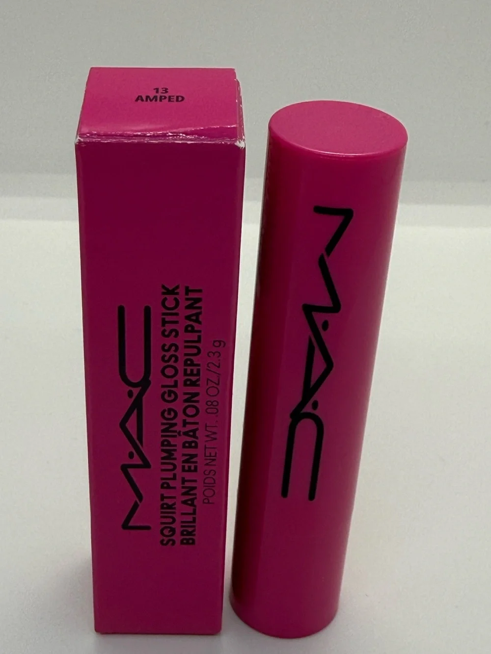 NEW MAC Squirt Plumping Gloss Stick Shade 13 Amped Full Size